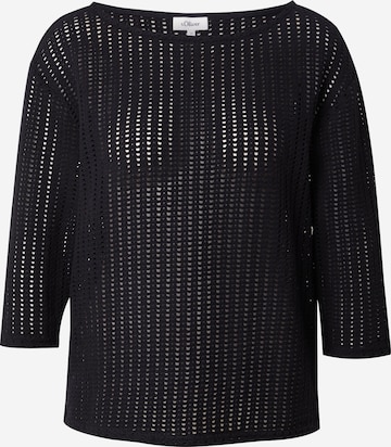 s.Oliver Trui in Zwart: voorkant