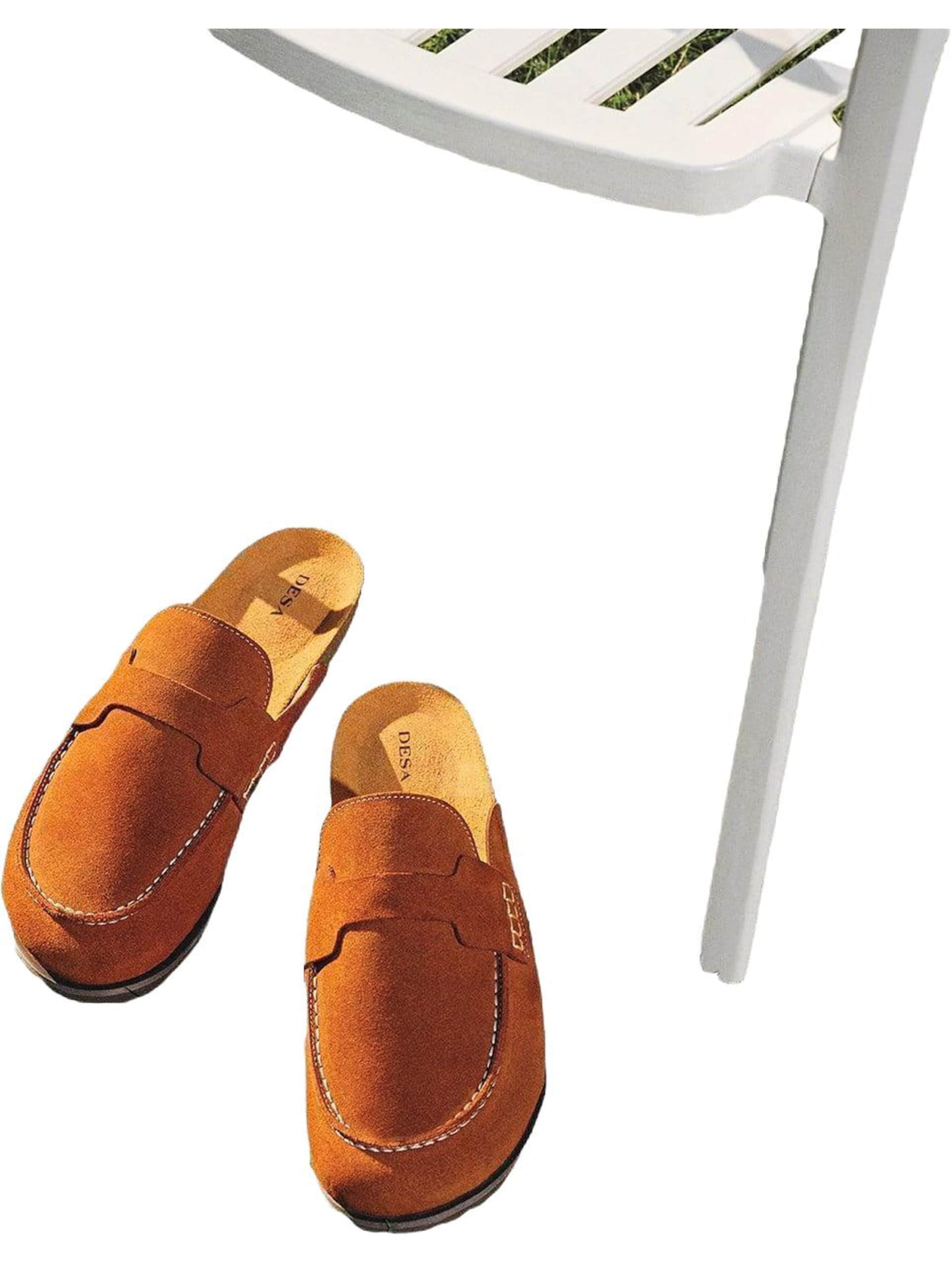 Sabots 'DESA Herren-Wildlederclogs' Desa en marron