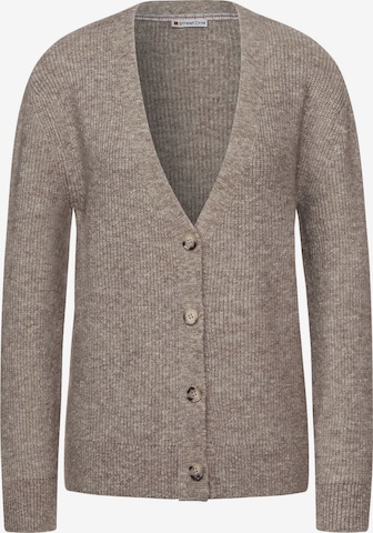 STREET ONE Knit Cardigan in Beige: front