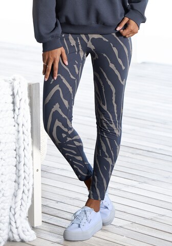 LASCANA - Skinny Leggings en gris: frente