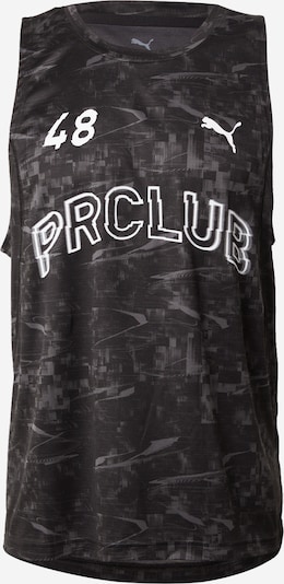Sportiniai marškinėliai 'Run Club' iš PUMA, spalva – pilka / juoda / balta, Prekių apžvalga