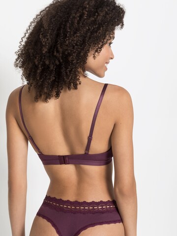 T-shirt Reggiseno di s.Oliver in lilla