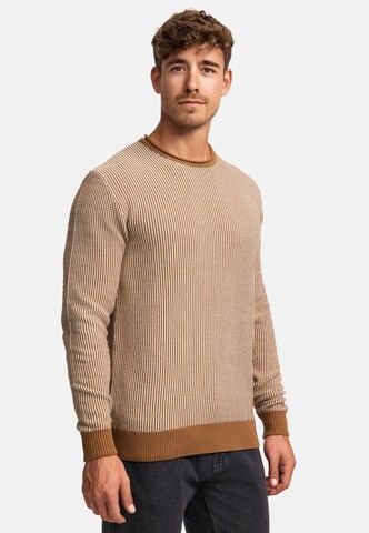 INDICODE JEANS Sweater ' League ' in Beige