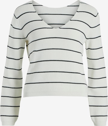 VILA Sweater in White: front