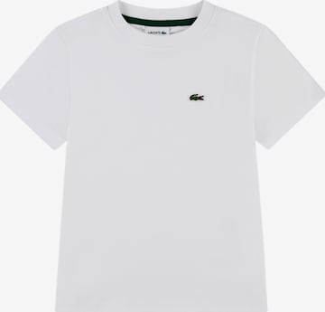 Maglietta di LACOSTE in bianco: frontale