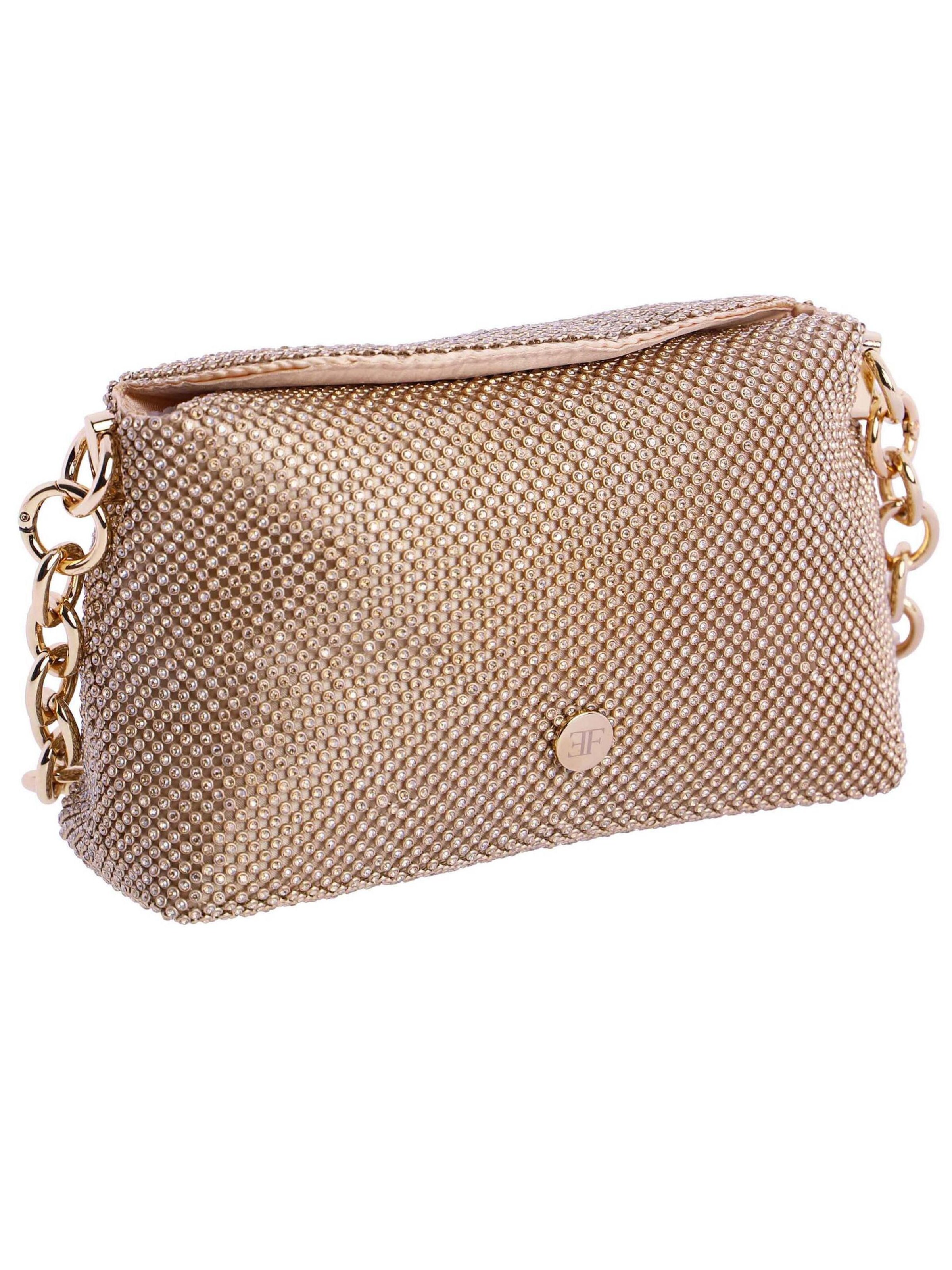 eferri - Bolso de hombro en oro