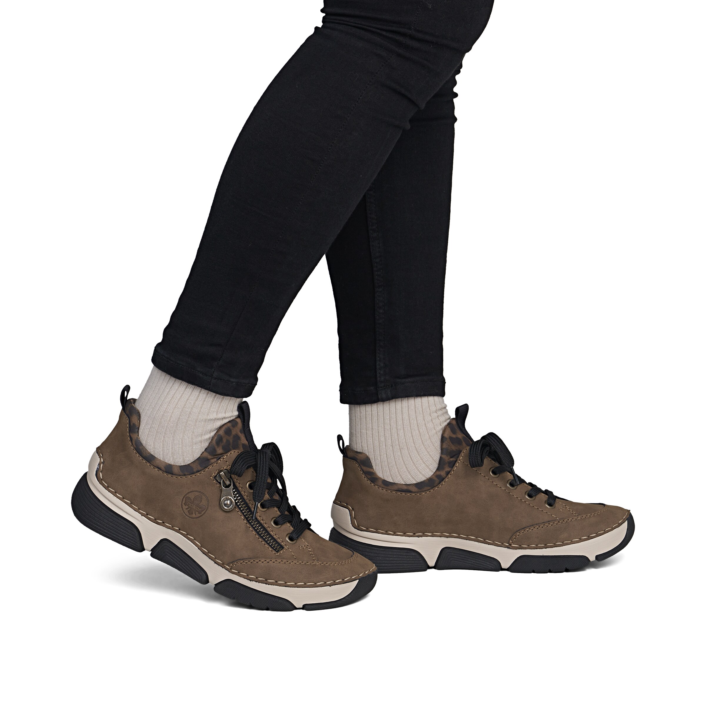 Rieker Sneakers in Brown: front