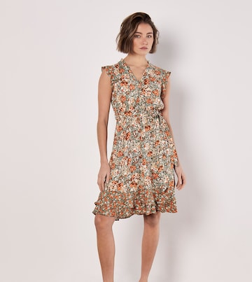 Robe d’été Apricot en orange : devant