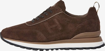 Sneaker bassa 'Chad Soft' di Hackett London in marrone: frontale