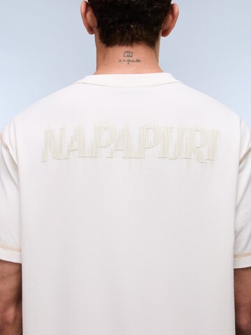 NAPAPIJRI Tričko 'S-UMBRA SS' - Biela