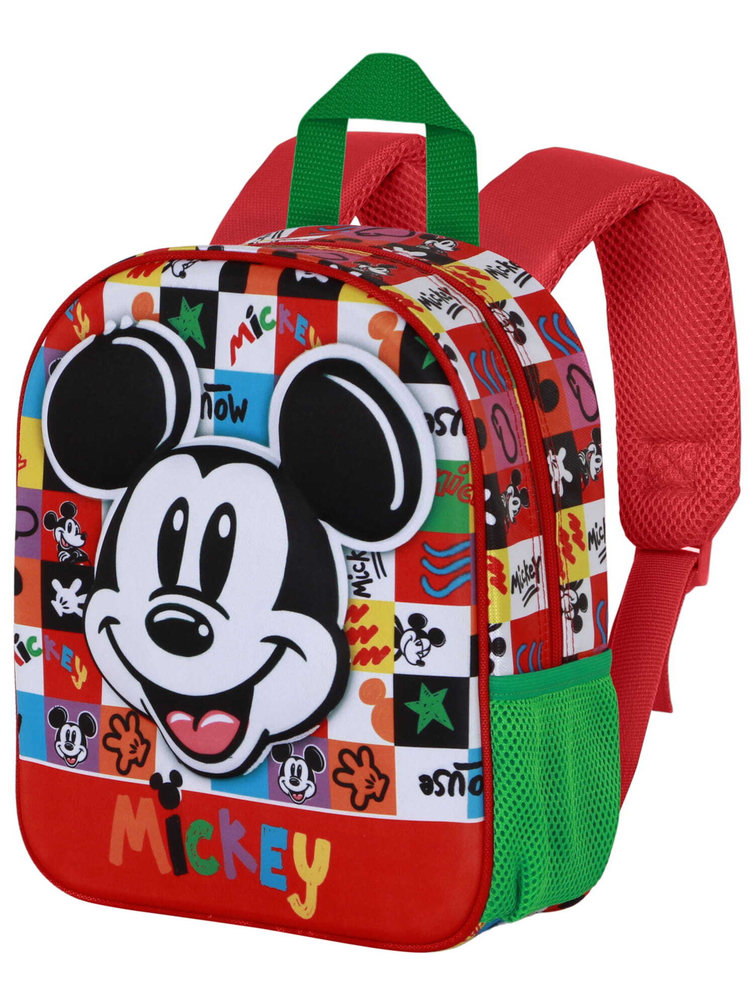 DISNEY Backpack ' Mickey Mouse' in Red: front