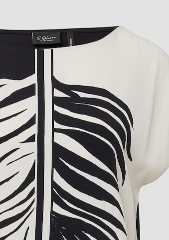 s.Oliver BLACK LABEL T-Shirt in Schwarz