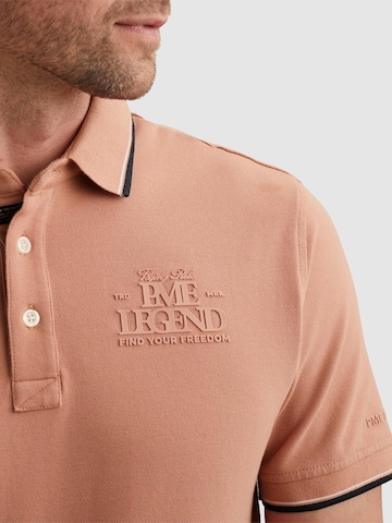 PME Legend - Camiseta 'Polo shirt in piqué with artwork' en rosa