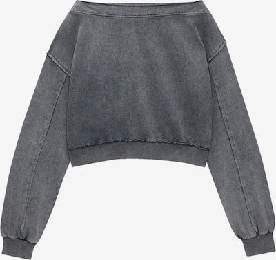 Pull&Bear Sweatshirt i gråmelerad, Produktvy