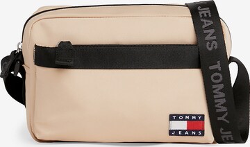 Tommy Jeans Schoudertas in Beige: voorkant