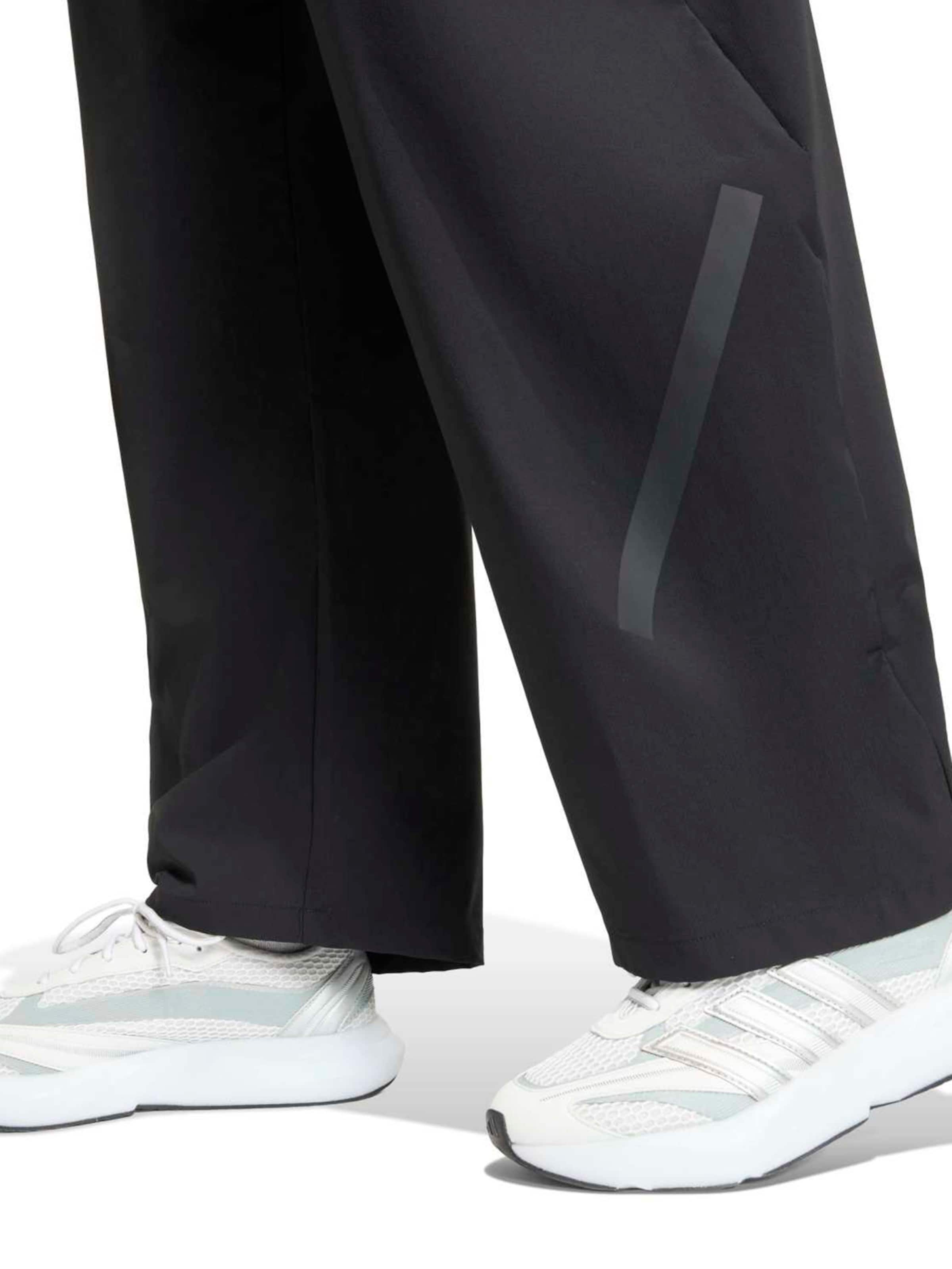 ADIDAS SPORTSWEAR Lużny krój Spodnie sportowe 'Z.N.E.' w kolorze czarny