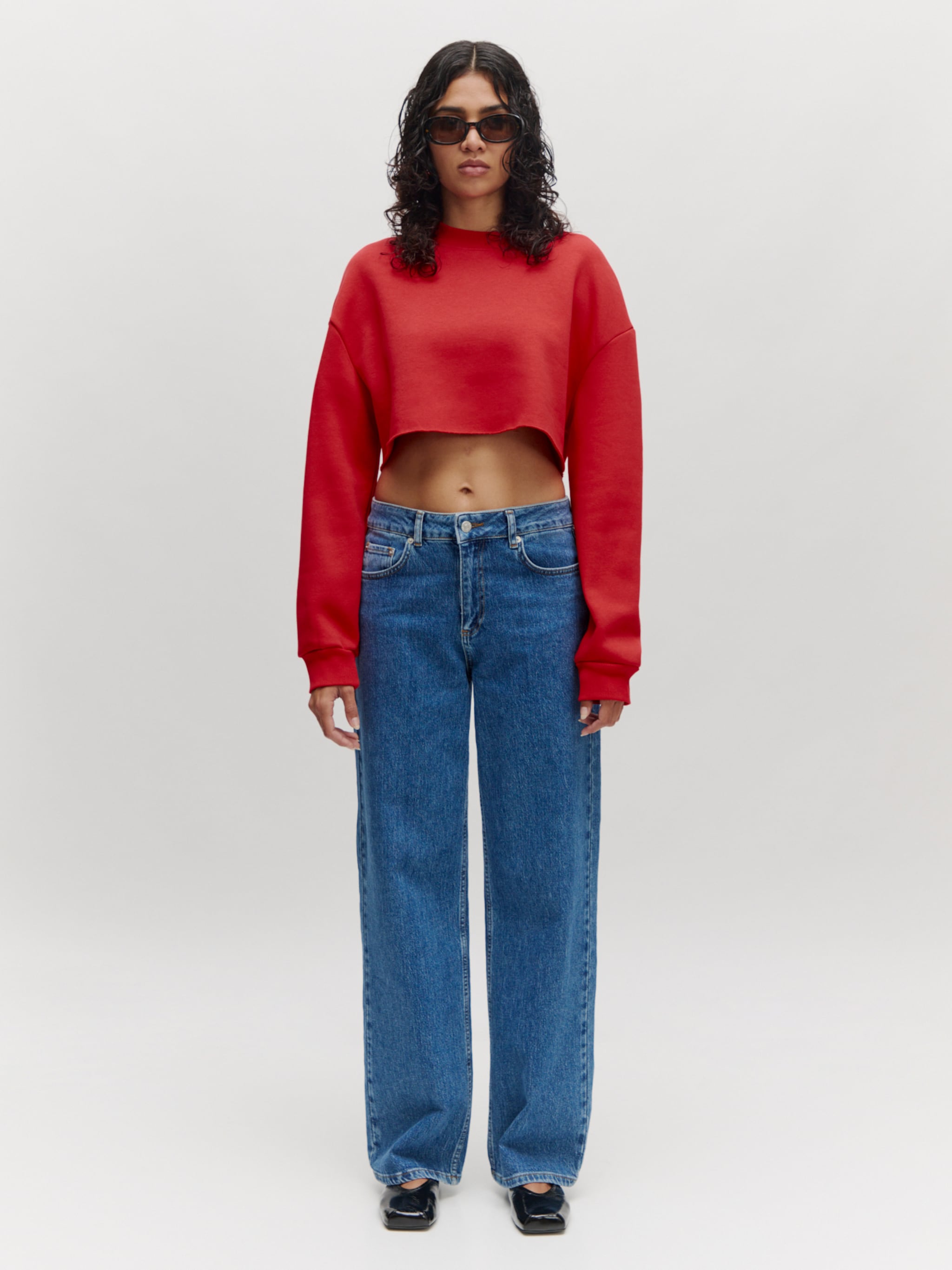 EDITED Produits Sweat-shirt 'Maxie' rouge