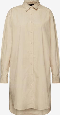 Robe-chemise ESPRIT en beige : devant