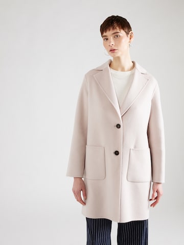 COMMA Between-Seasons Coat in Beige: front