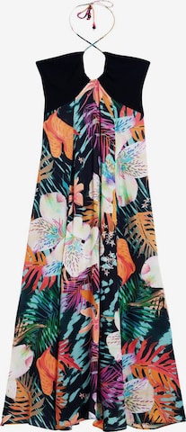 DesigualLjetna haljina 'Tropical' - crna boja: prednji dio