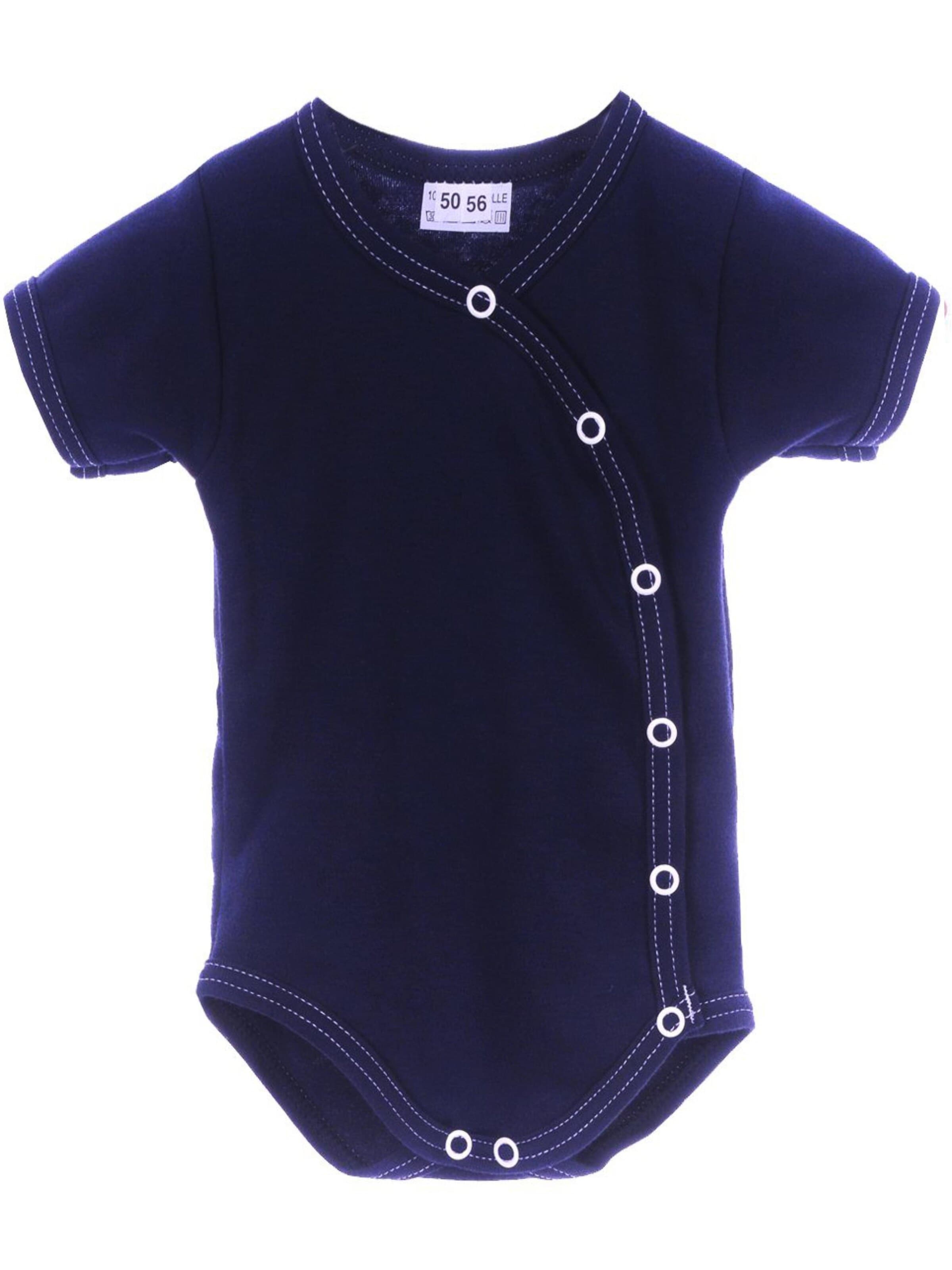 La Bortini Strampler/Body‌‌‌‌‌ in Blau: Vorderseite