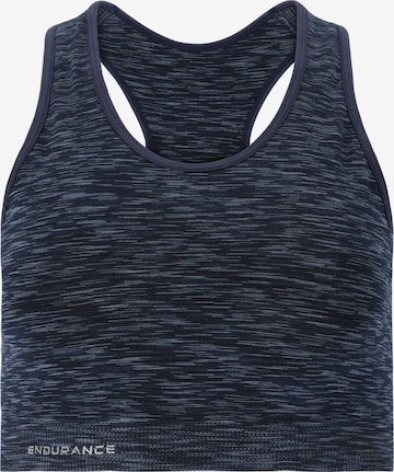 ENDURANCE Bralette Sports Bra 'Crina' in Blue: front