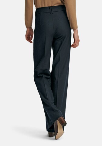 Peter Hahn Wide leg Broek in Blauw