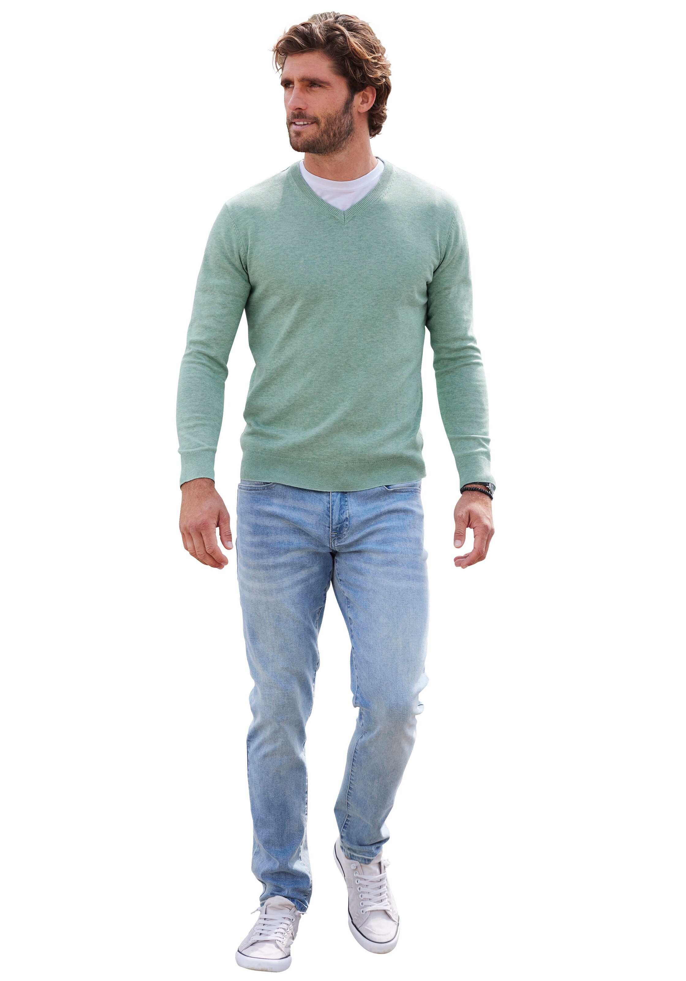 Pull-over H.I.S en vert