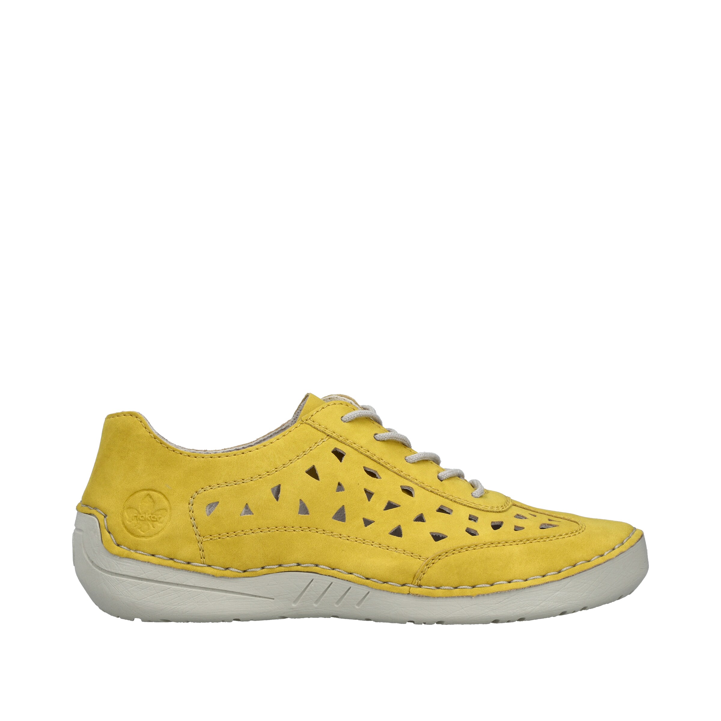 Chaussure à lacets '52517' Rieker en jaune