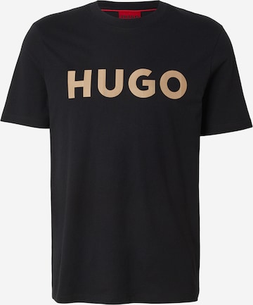 T-Shirt 'Dulivio' HUGO en noir : devant