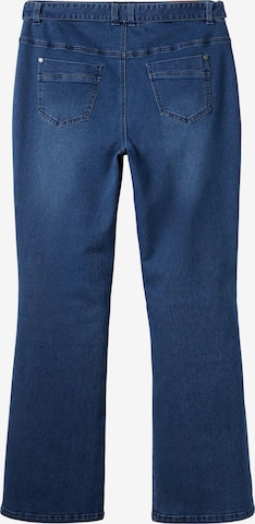 SHEEGO Flared Jeans in Blau