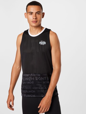 PUMA Performance Shirt 'Dont Sweat It' in Black: front