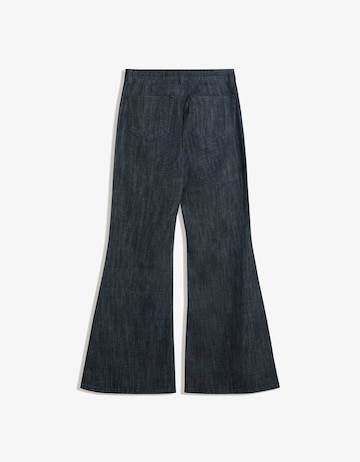 évasé Jean Bershka en bleu