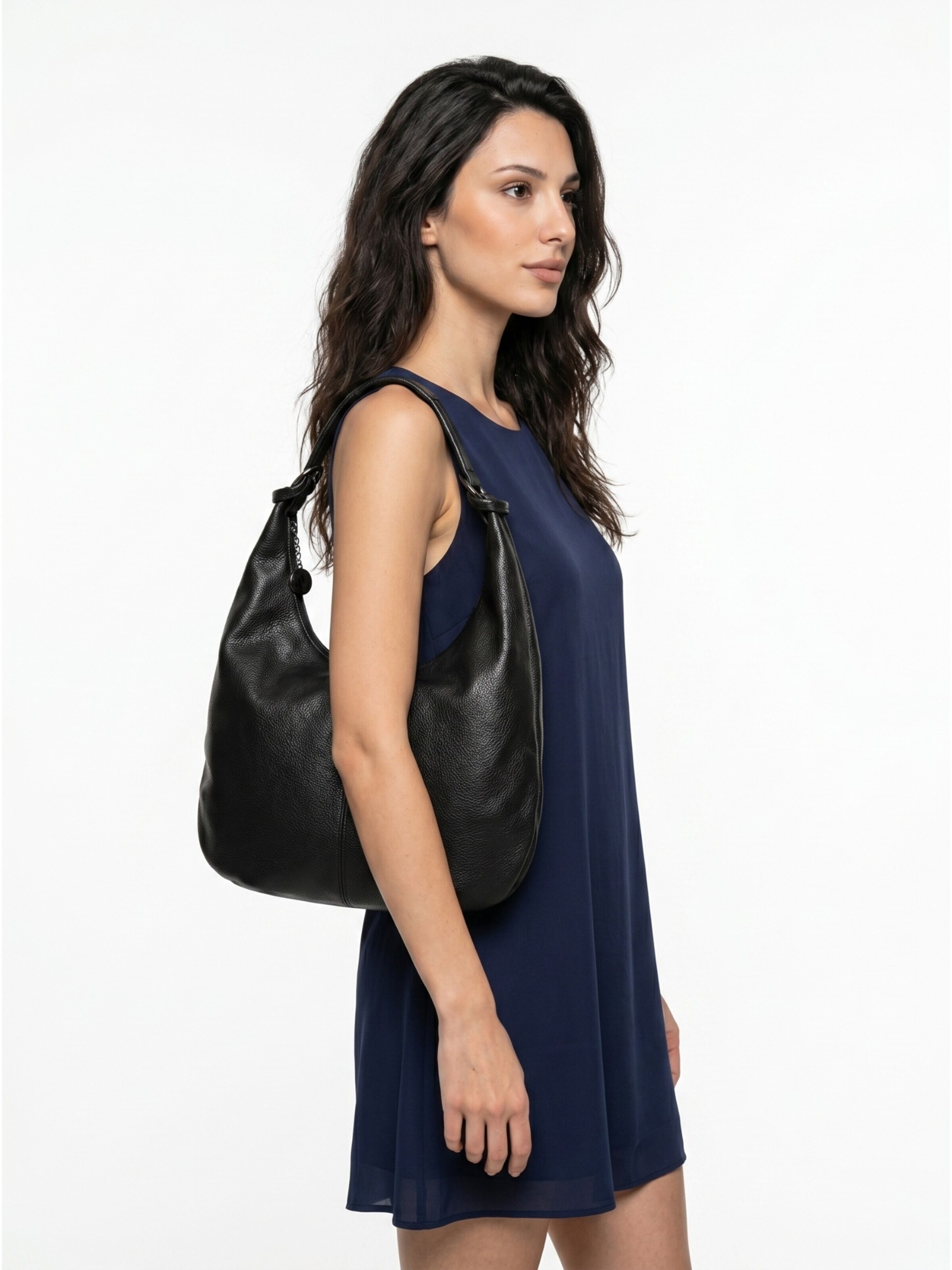Cluty Shopper in Black: front