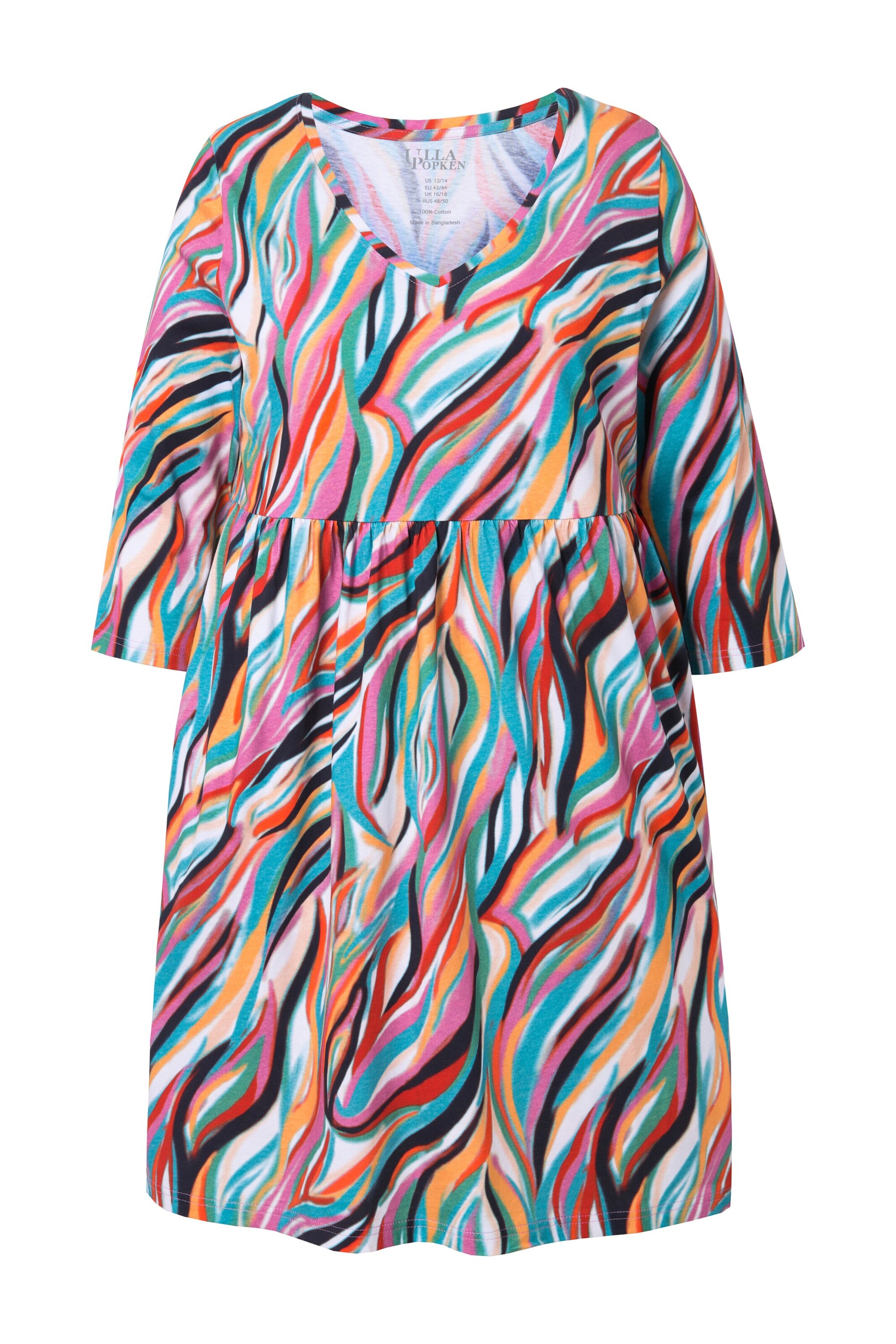 Ulla Popken Kleid in Mischfarben: Vorderseite