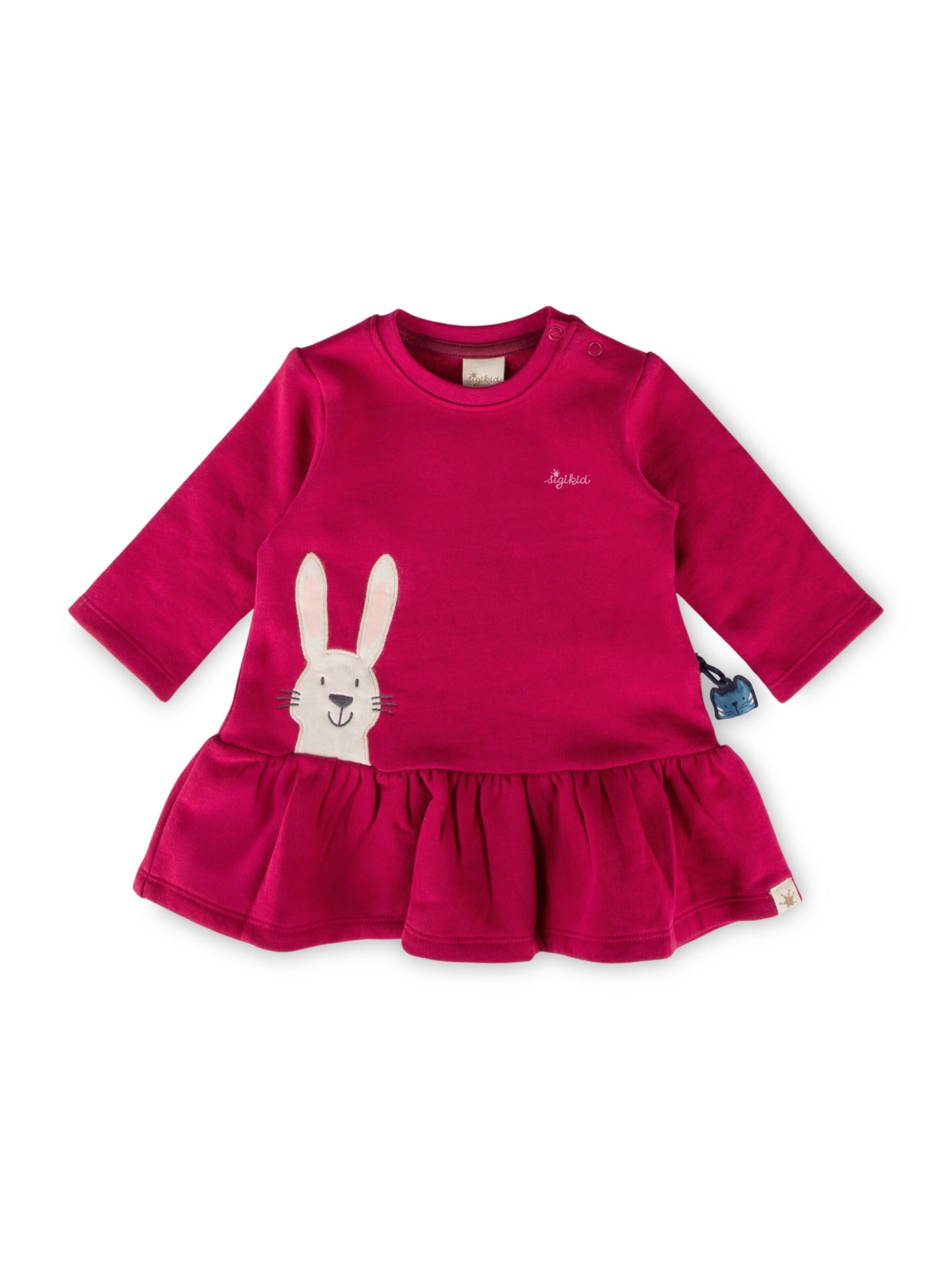 SIGIKID Dress 'Sweatkleid' in Pink: front