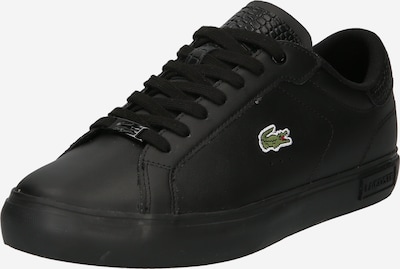 LACOSTE Baskets basses 'POWERCOURT' en vert / noir, Vue avec produit