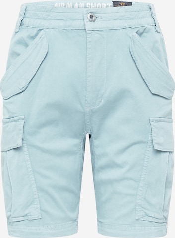ALPHA INDUSTRIESCargo hlače 'Airman' - plava boja: prednji dio