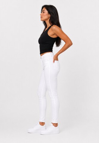Elara - Skinny Calças de ganga em branco