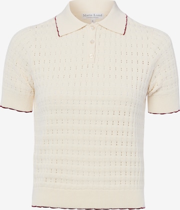 Pull-over Marie Lund en beige : devant