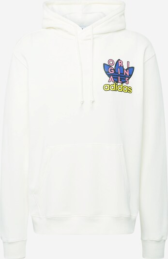 ADIDAS ORIGINALS Sweatshirt 'TREFOIL 1' i kobaltblå / rosa / svart / vit, Produktvy
