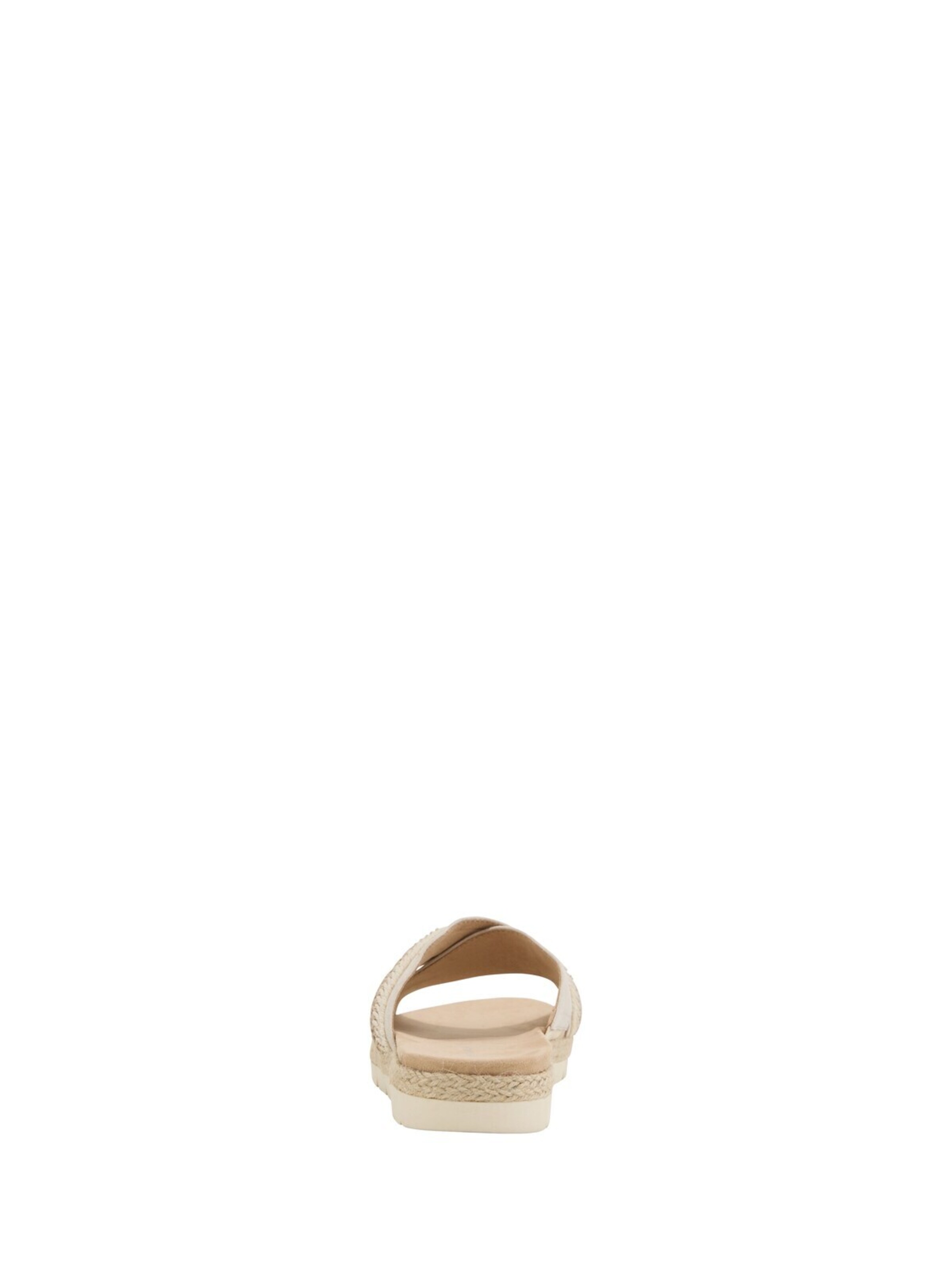 TOM TAILOR Pantolette in Beige