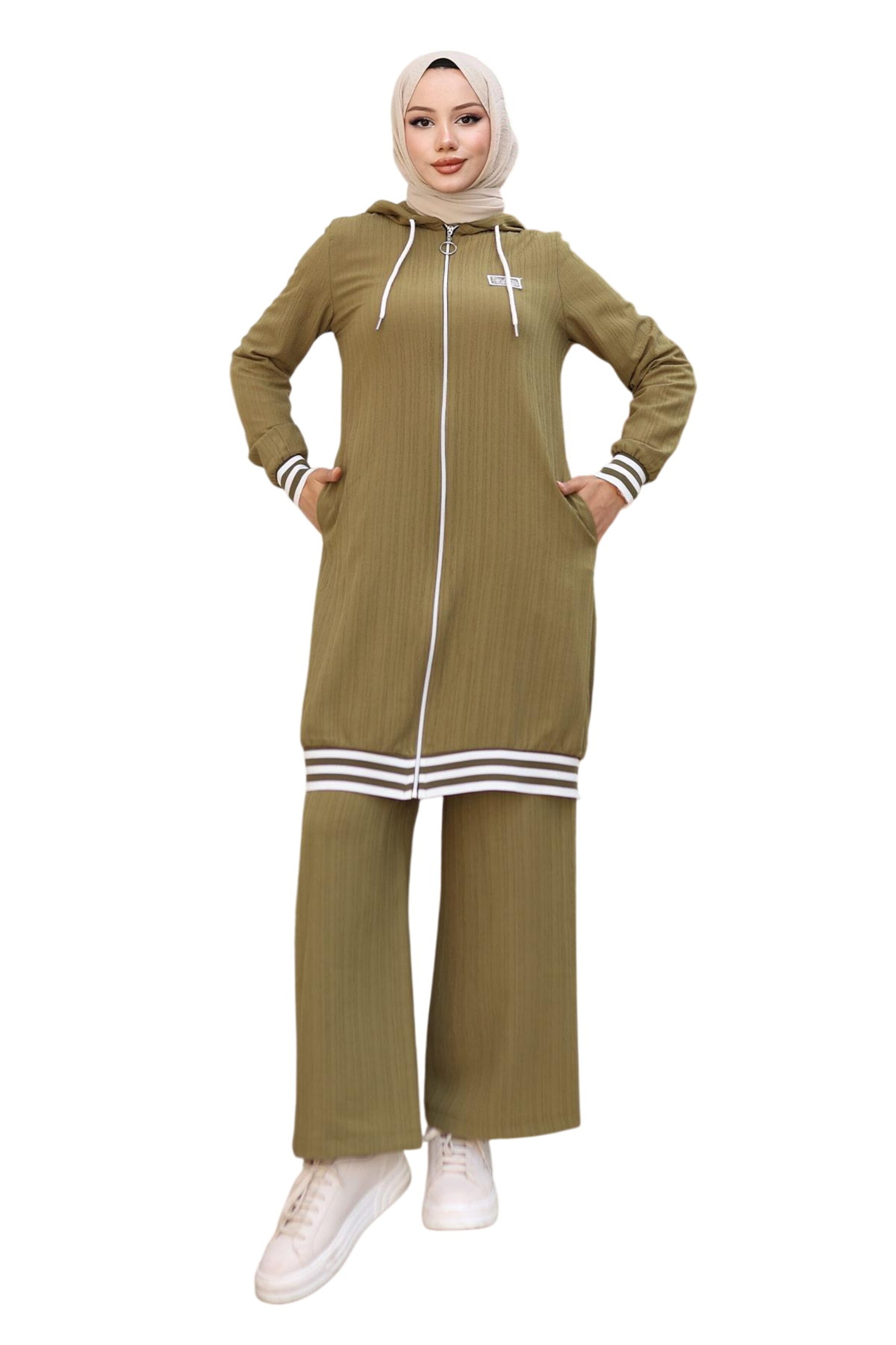 MODAMIHRAM Set in Grün: Vorderseite