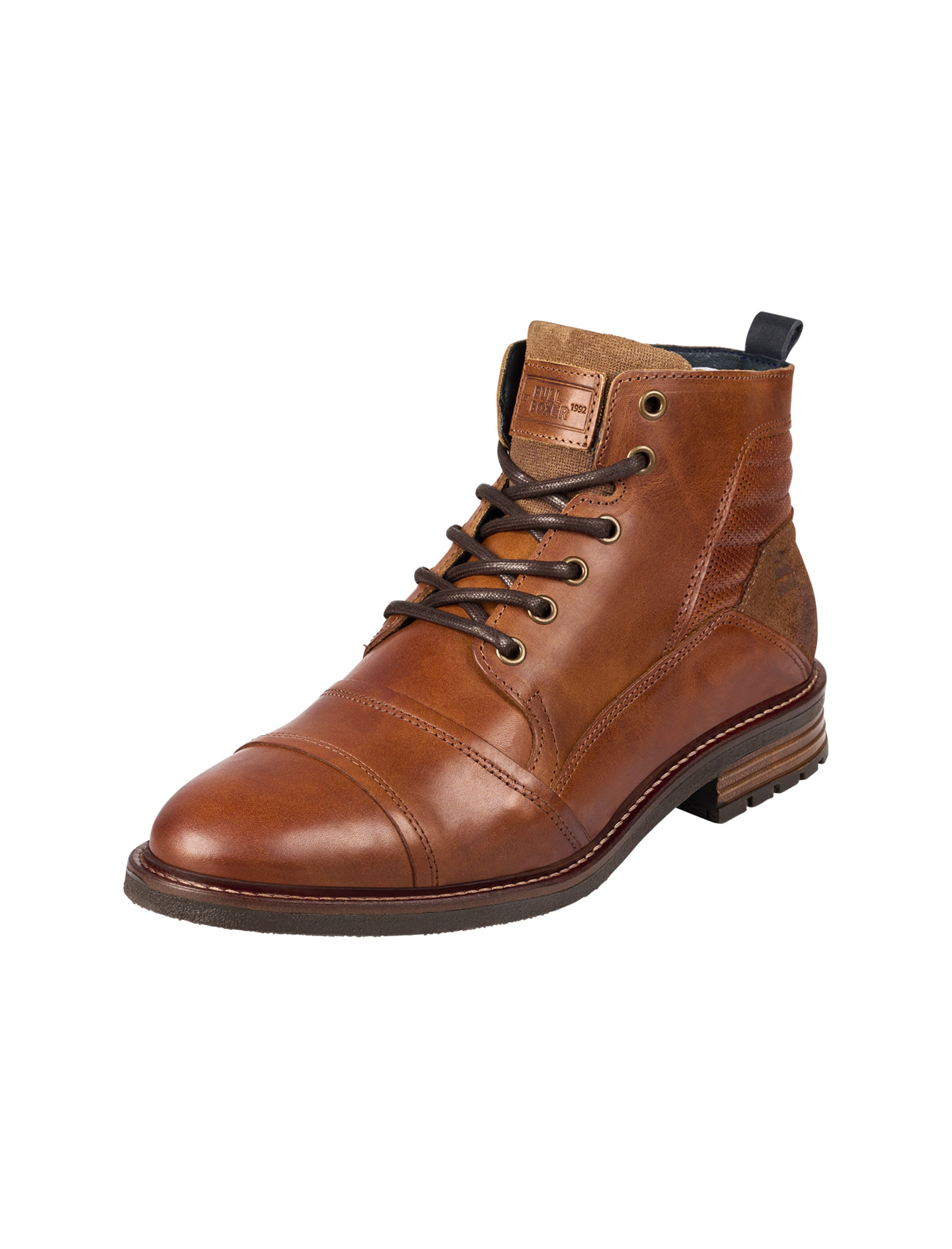 BULLBOXER Lace-up boots in Brown: front