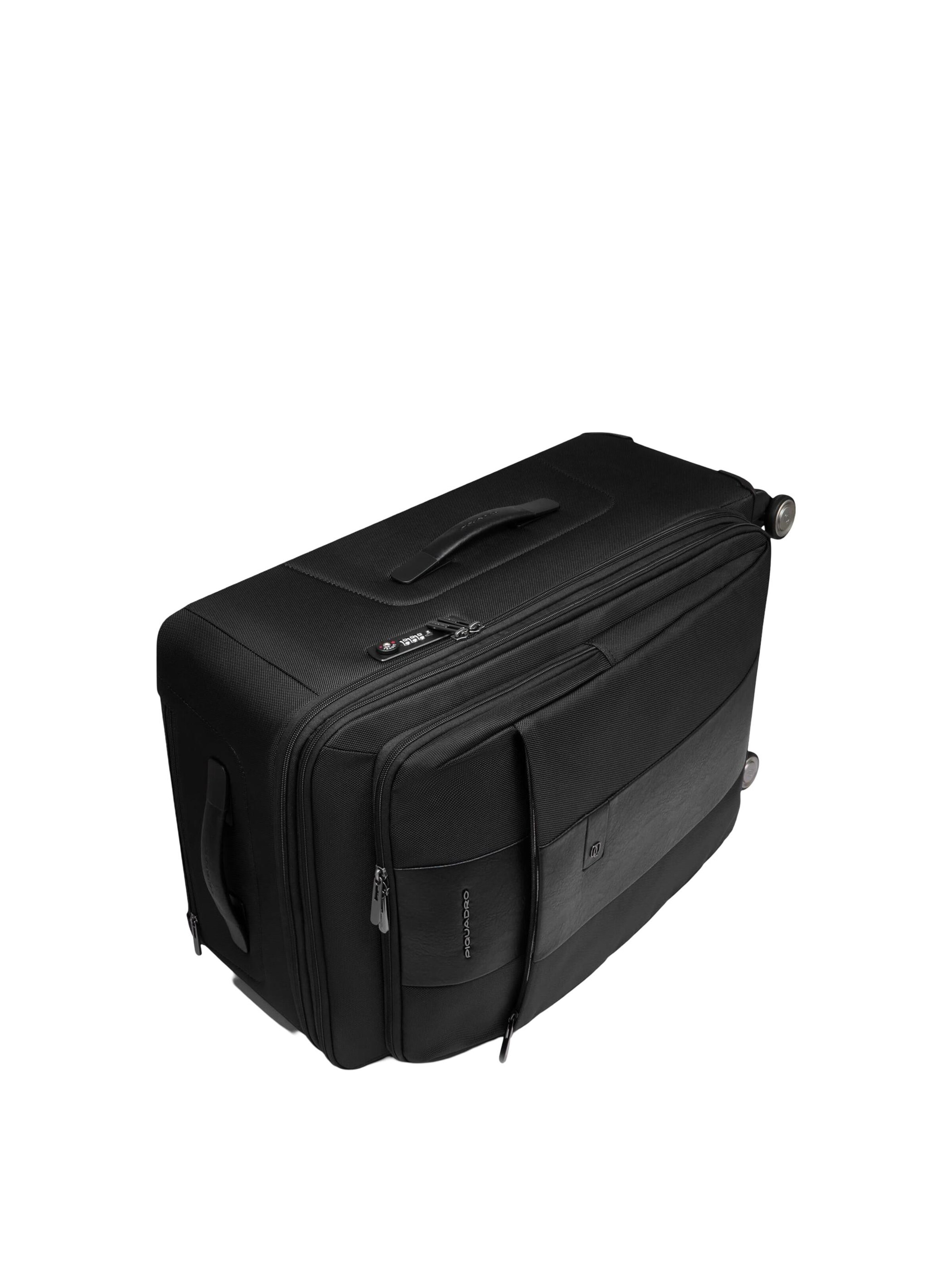 Piquadro Trolley in Zwart