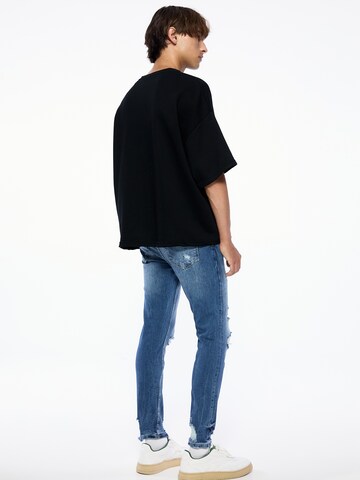 Pull&Bear Skinny Farmer - kék