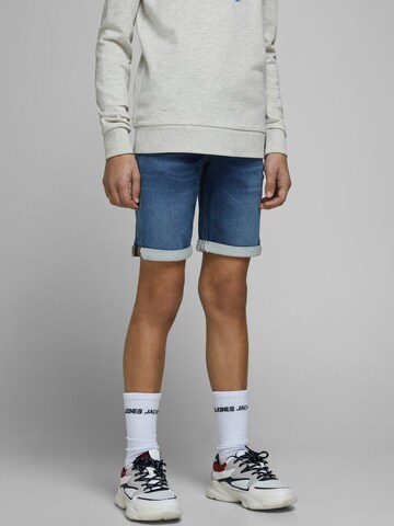 Jack & Jones Junior Regular Jeans 'Rick' i blå: framsida