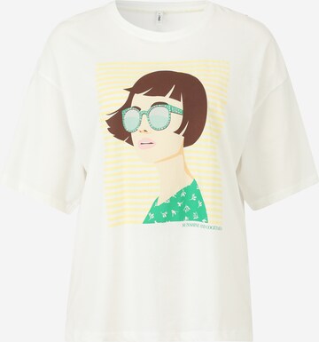 T-shirt 'WENDIE' Only Tall en blanc : devant