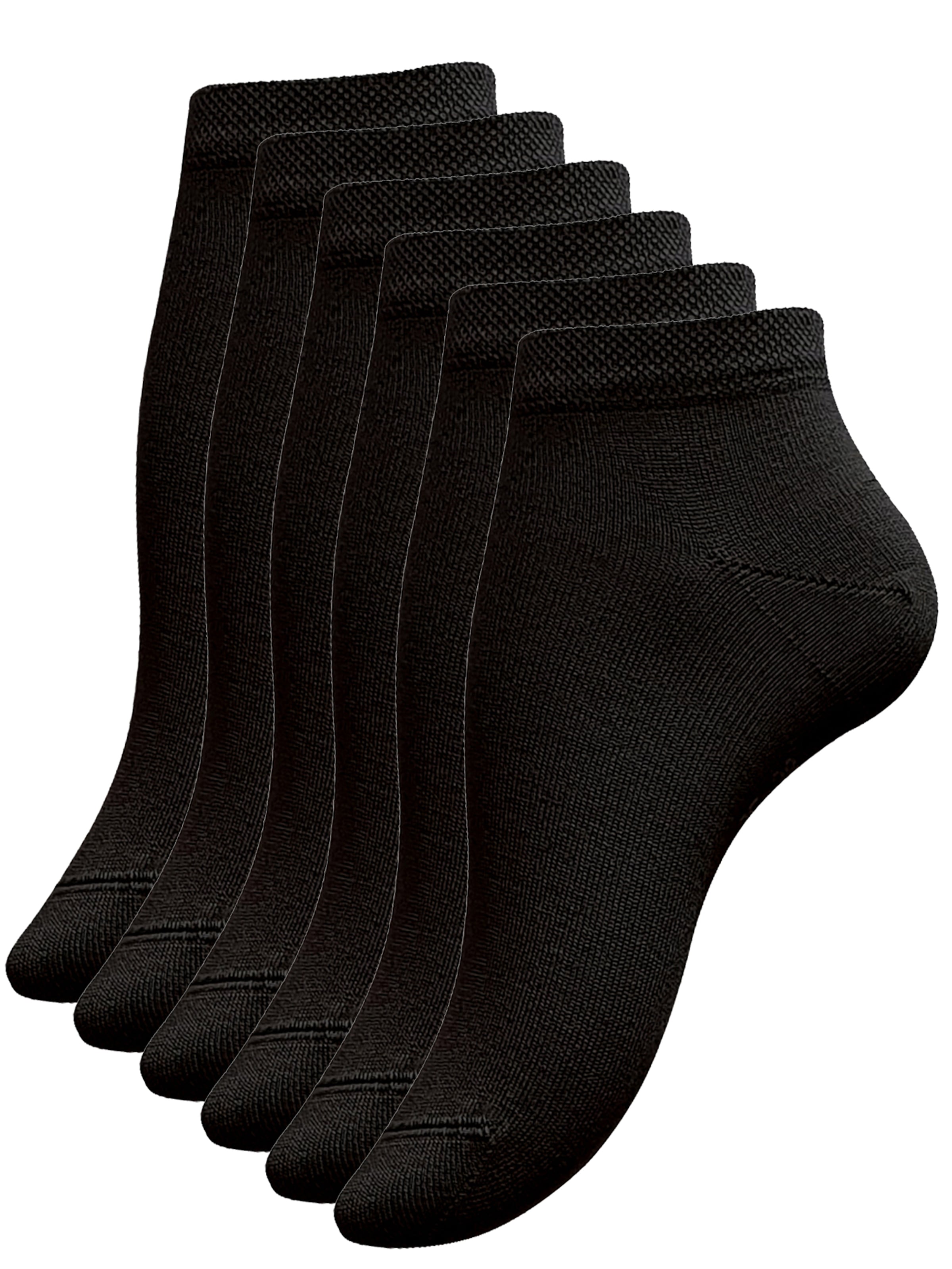 Vincent Creation - Meias 'Bambus' em preto: frente