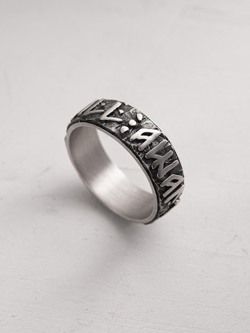 Bague 'VALHALL AWAITS ME' REYTEL en argent